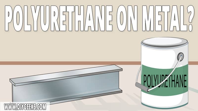 You are planning to paint an old piece of metal, but are wondering if can you use polyurethane paint on metal. Yes, you can use polyurethane paint on metal but you need to sand the metal before applying the paint.