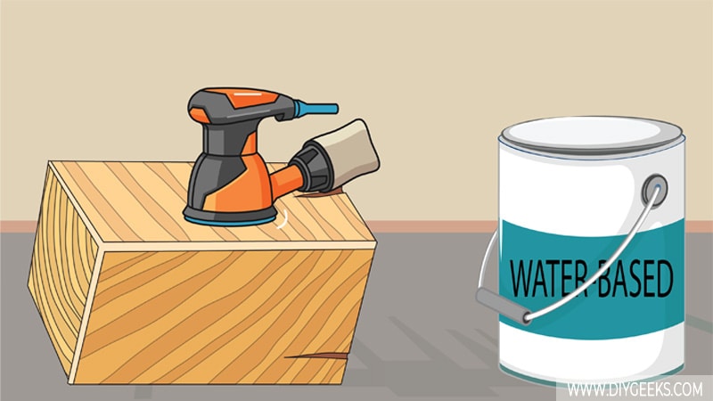 You should sand between coats of water-based paints. But, should you sand the surface before applying water-based paint?