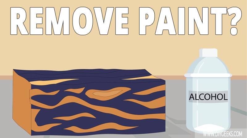 You can remove paint from the surface with a lot of products. But, does rubbing alcohol remove paint? Yes, it does if the paint is water-based.