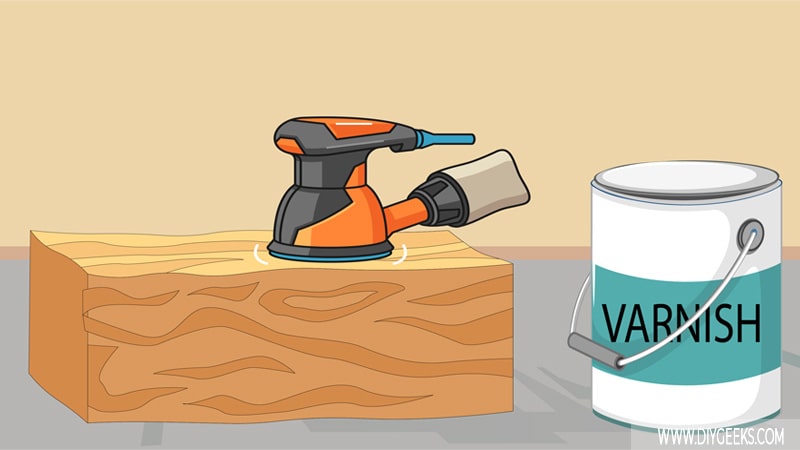 The first thing you want to do when applying varnish over old varnish is to clean and sand the area.