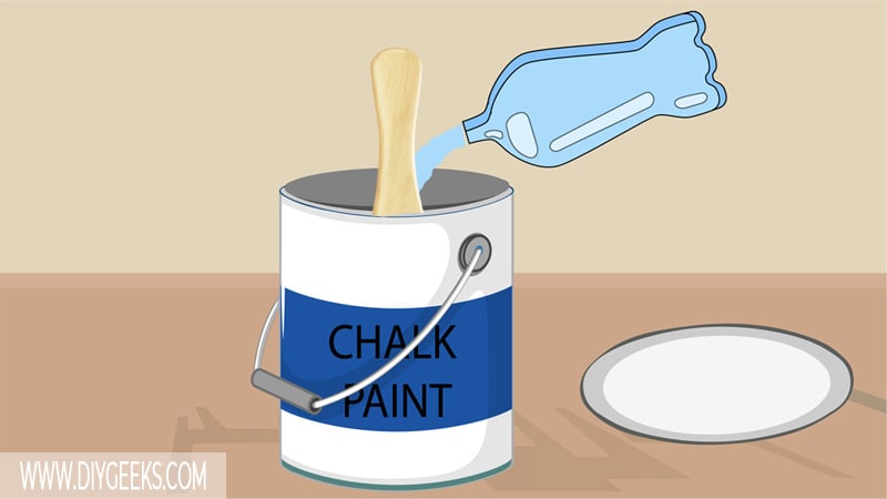 Add Water To The Chalk Paint