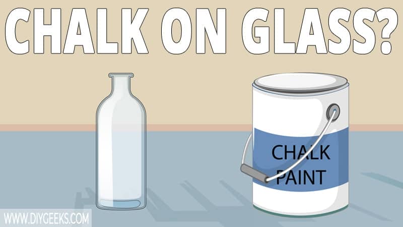 Not a lot of paints can stick to glass. So, can you use chalk paint on glass? Yes, you can. As long as the glass is clean the chalk paint will stick to the glass surface.