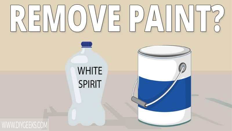 White spirit can be used to remove stains. But, can you use white spirit to remove paint? Yes, the white spirit can be used to remove paint. But, it works better if the paint hasn't dried yet.