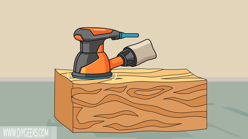 Before applying enamel to wood, you have to sand the wood surface.