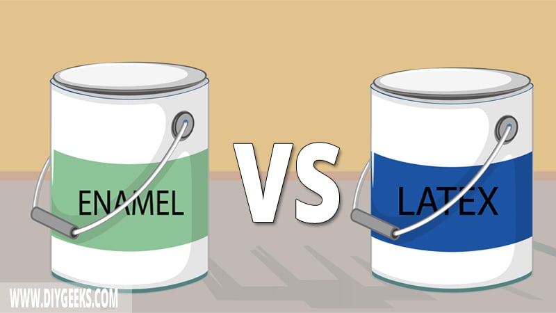 Is there any difference between enamel vs latex paint? We have shared 10+ differences that these two paints have.