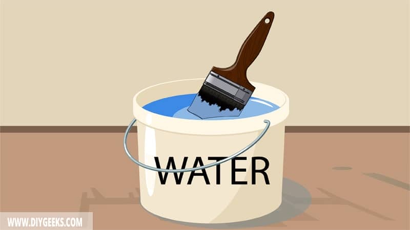 Rinse The Brush In Clean Water