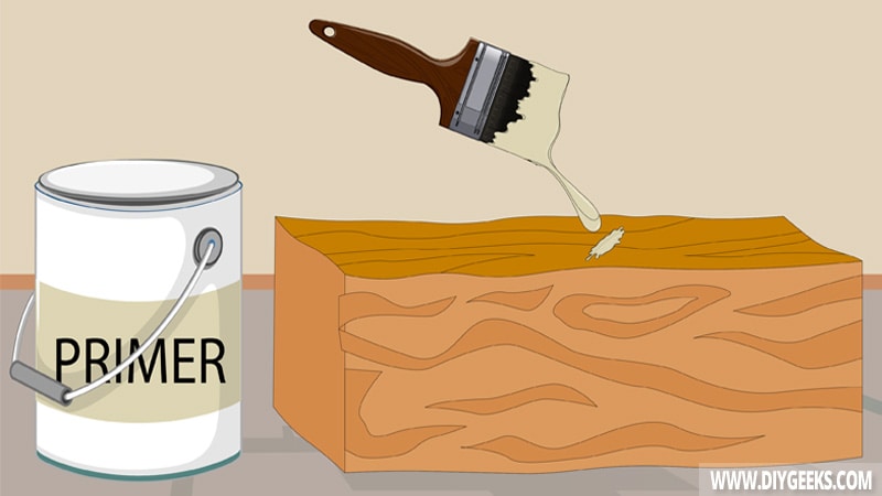 Apply A Coat Of Stain Primer