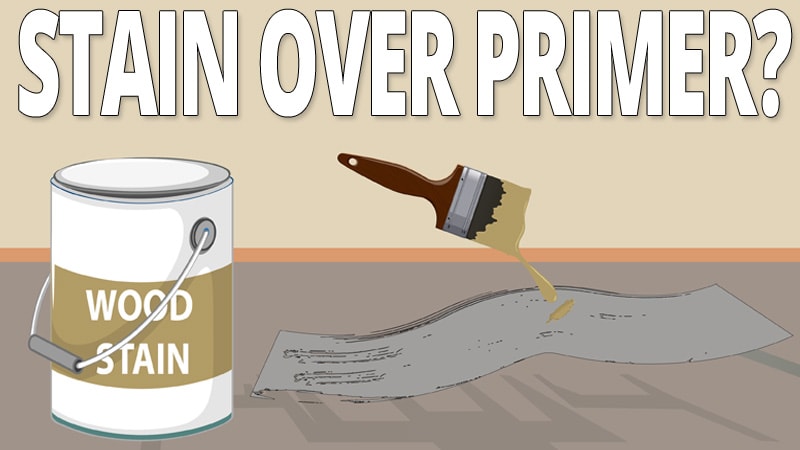 Primer is made to be applied as an undercoat for paint. But, can you stain over primer?
