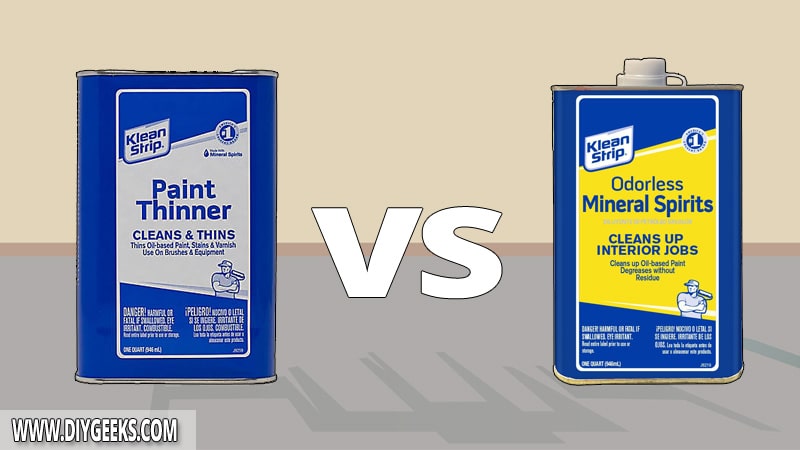 Most people use paint thinner and miniral spirits to thin paint. But, what's the difference between paint thinner vs mineral spirits? Are they the same? We tested and explained everything you need to know.