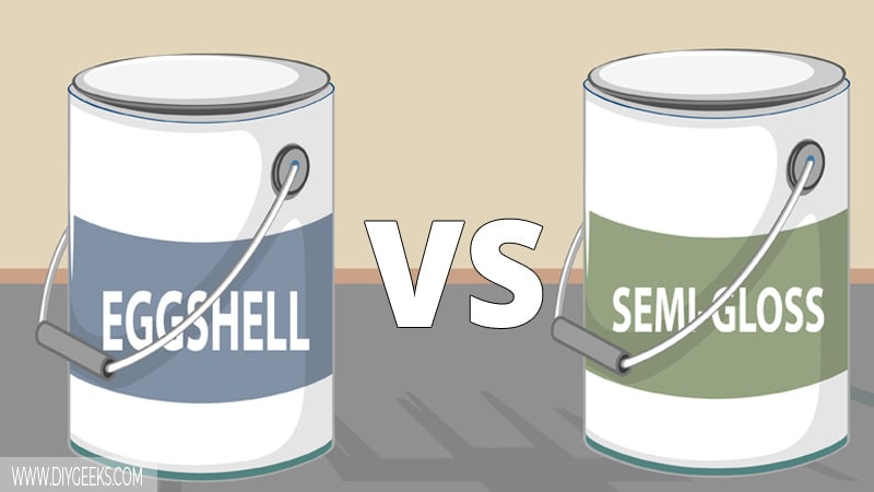 Both semi-Gloss and eggshell paint contain sheen in their formula. But, what's the difference between semi-gloss vs eggshell paint? Semi-gloss paint has more sheen than eggshell paint. But that's not the only difference.