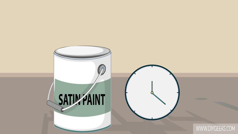 Not a lot of people know how long it takes satin paint to dry. It takes satin paint up to 2 hours to dry enough for a recoat and up to 24 hours for the satin paint to cure.