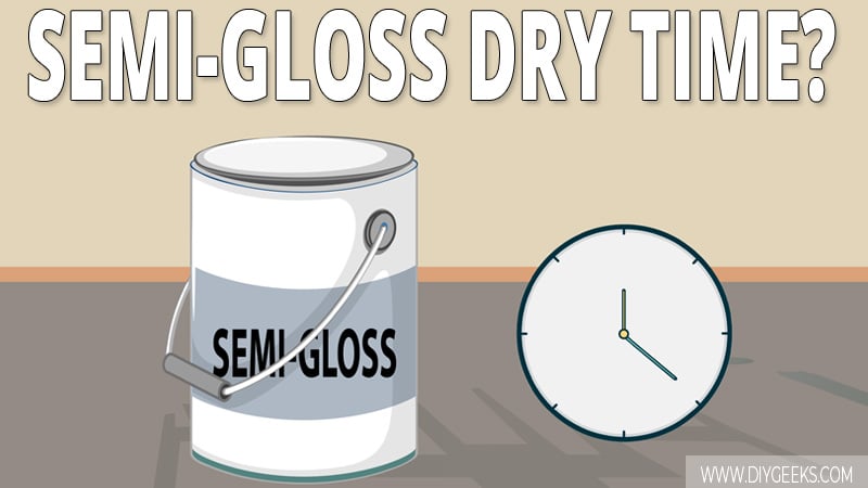 Semi-Gloss when dry produces a gloss finish. But, how long does semi-gloss paint take to dry? It takes up to 2 hours for the paint to dry, and up to 12-24 hours for the paint to cure.
