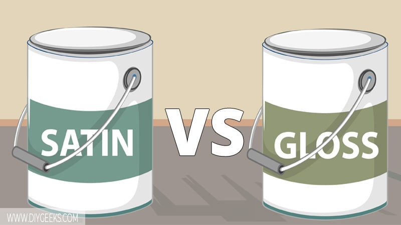 Satin and gloss paint both have some level of sheen in it. But, is there any difference between satin vs gloss paint? Yes, gloss paint has a higher level of a sheen than satin paint.