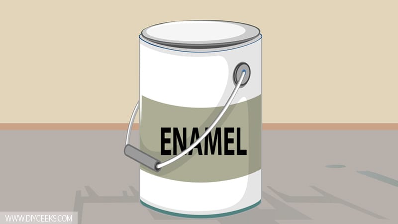 What is enamel paint?