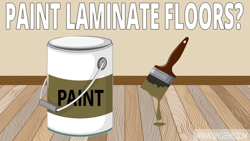 Can you paint over laminate floors? You can paint over laminate floors as long as you clean, sand, and prime the floor first.