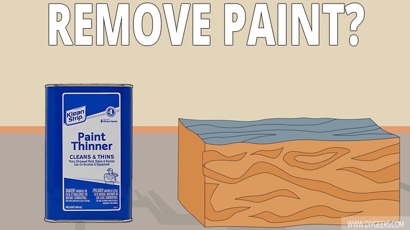 Paint thinner is used to thin paint. But, can you use paint thinner to remove paint? Yes, you can. Here's how.