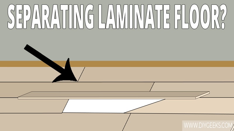 After a while, laminate floors may start to separate. Here are 2 methods on how to fix separating laminate floors. All you need is a device that is designed to pull or push laminate planks. 