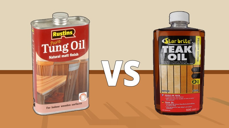 When we want to finish a wooden surface, two wood oils come to mind-- teak and tung ol. So, what's the difference between teak oil vs tung oil? Tung oil is a natural oil, while teak oil is made from mixing several additives.