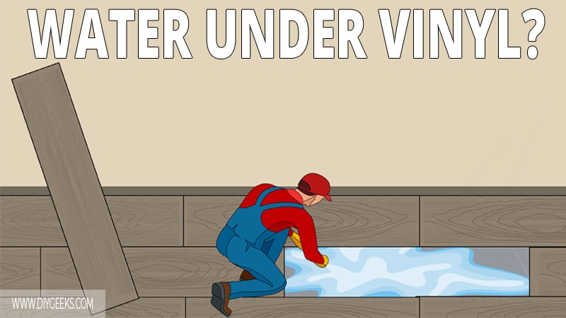 If you notice water under the vinyl flooring, you have to remove it before it damages the whole floor. So, how to remove water under vinyl plank flooring? You have to remove the plank and then get rid of the water using a vacuum.