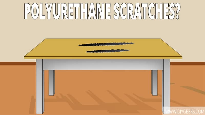 Here are 3 methods that you can use to fix scratches on a polyurethane finish. The method you use varies on what type of scratch it is.