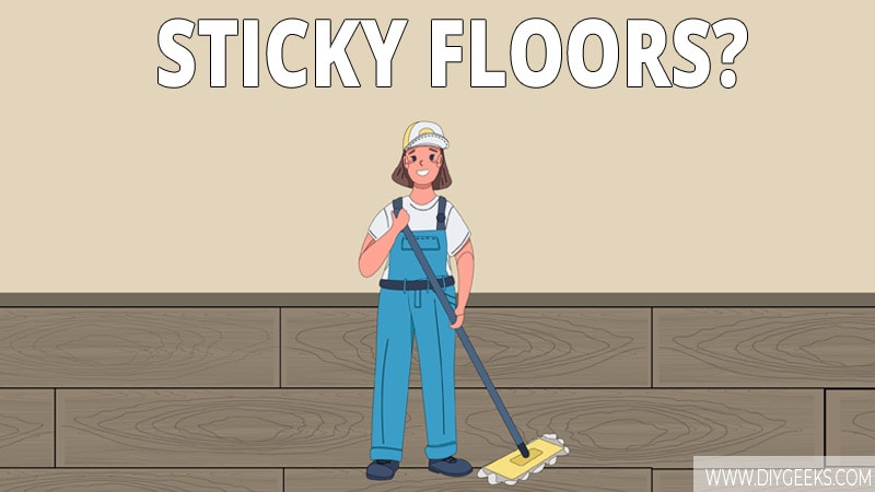 If you have sticky laminate floors, you are doing something wrong. Here are 2 methods on how to fix sticky laminate floors after mopping, and how to prevent it from happening again.