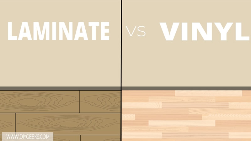 Vinyl and laminate floors are two great choices for flooring. But, is there any difference between vinyl vs laminate floors? The thickness is the main difference, also laminate floors have a more natural formula while vinyl floors have a more synthetic formula. 