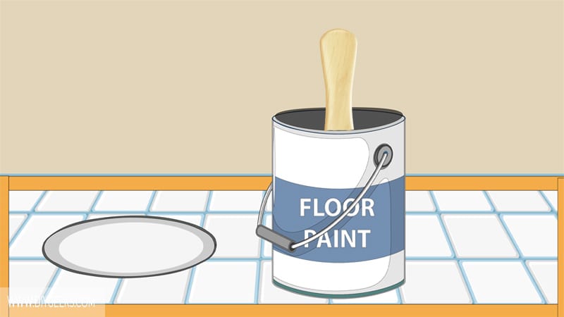 Prep The Tile Paint