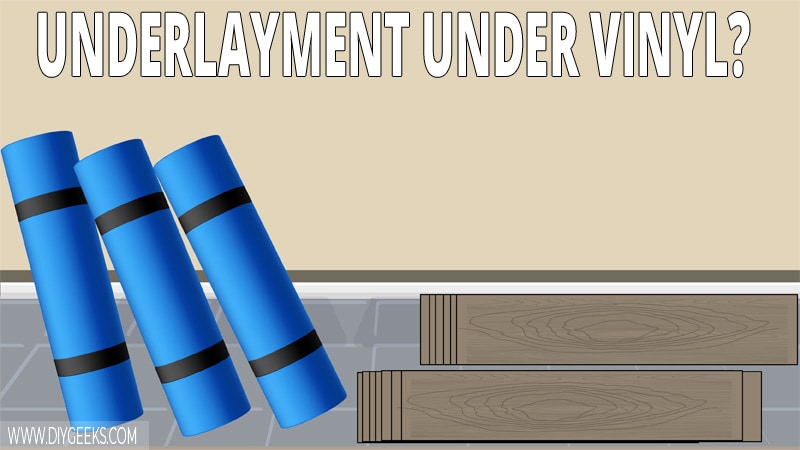 Is underlayment under vinyl flooring necessary? Yes, underlayment is necessary under vinyl floors unless the vinyl floors come with underlayment or the surface is flat.