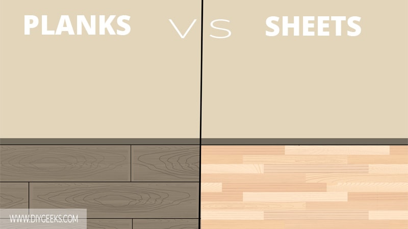 What's the difference between vinyl plank and vinyl sheet flooring?