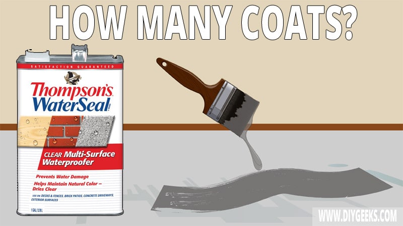 You have to know the right amount of coats or you will end up ruining the finish. So, how many coats of Thompson's water seal do you need? 1-2 coats are the perfect amount, and 3-4 coats are too much.