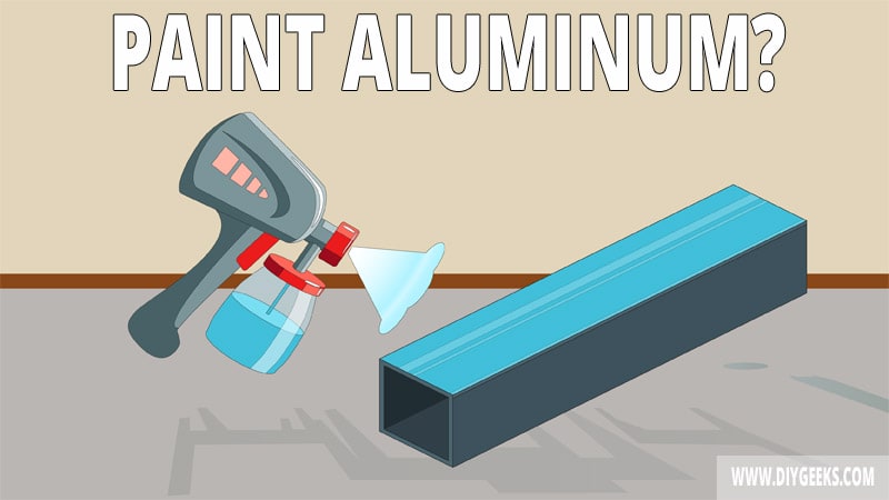 The aluminum surface doesn't accept paint well. So, how to paint aluminum? To paint aluminum you need to sand the surface and add a self-etching primer before you add 3-4 coats of paint.