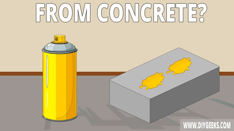 Spray paint adheres very well to concrete. So, how to remove spray paint from concrete? We have included 4 methods that you can use.
