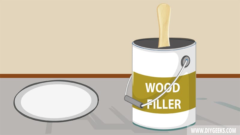 Mix and Apply The Wood Filler