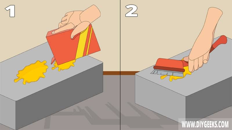 Wiping With TSP (Trisodium Phosphate)