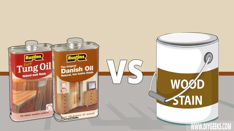 When you want to finish a wooden surface you can go for wood oil or wood stain. So, what's the difference between wood oil and wood stain?