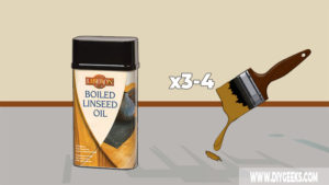 If you apply more coats than needed, the finish will turn sticky. So, how many coats of boiled linseed oil you need?