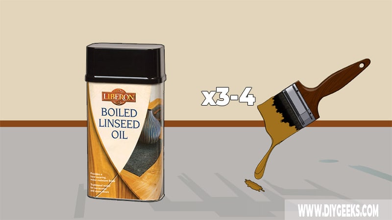 How Many Boiled Linseed Oil Coats? (Different Surfaces)