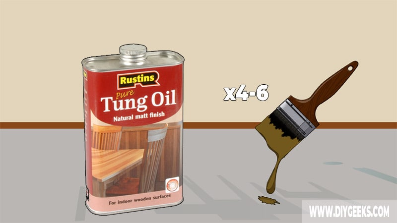 Tung oil protects wood from water and moisture. But, how many coats of tung oil do you need?