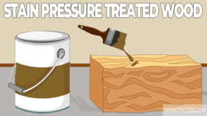 can you stain pressure-treated wood