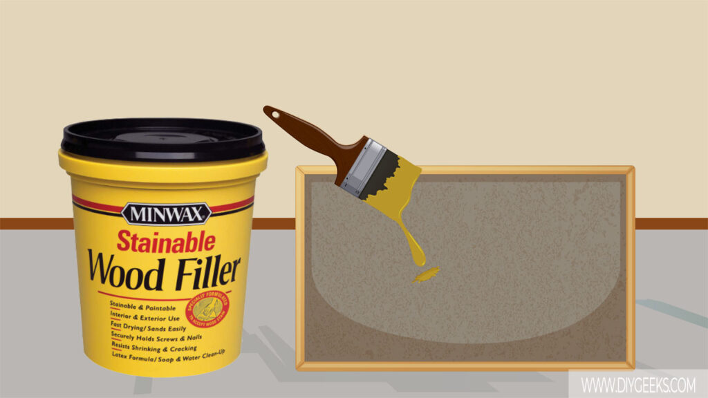 Apply Wood Filler to the Board Edges